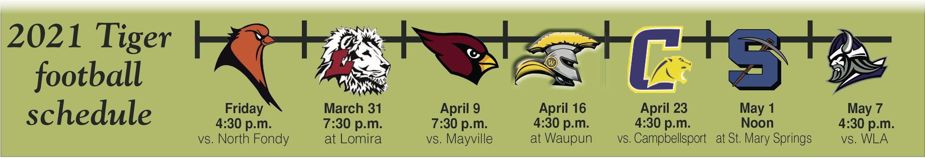 Tiger Schedule